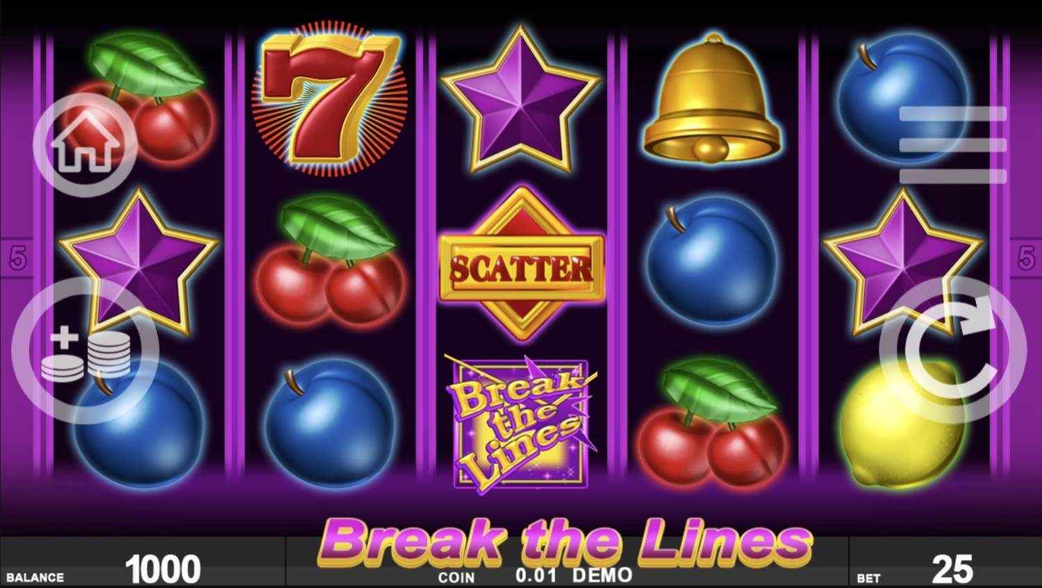 Break the Lines Slot Gameplay