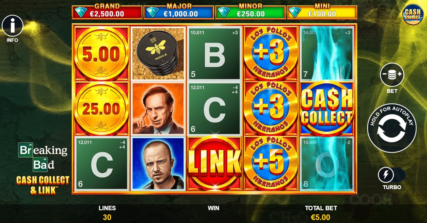 Breaking Bad: Cash Collect & Link Slot Gameplay