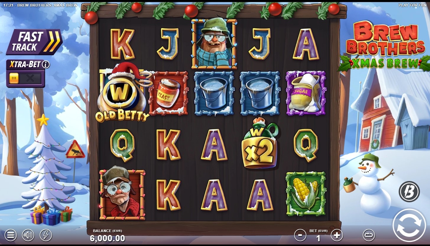 Brew Brothers: Xmas Brew Slot Gameplay
