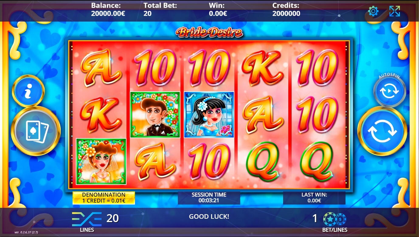 Bride Desire Slot Gameplay