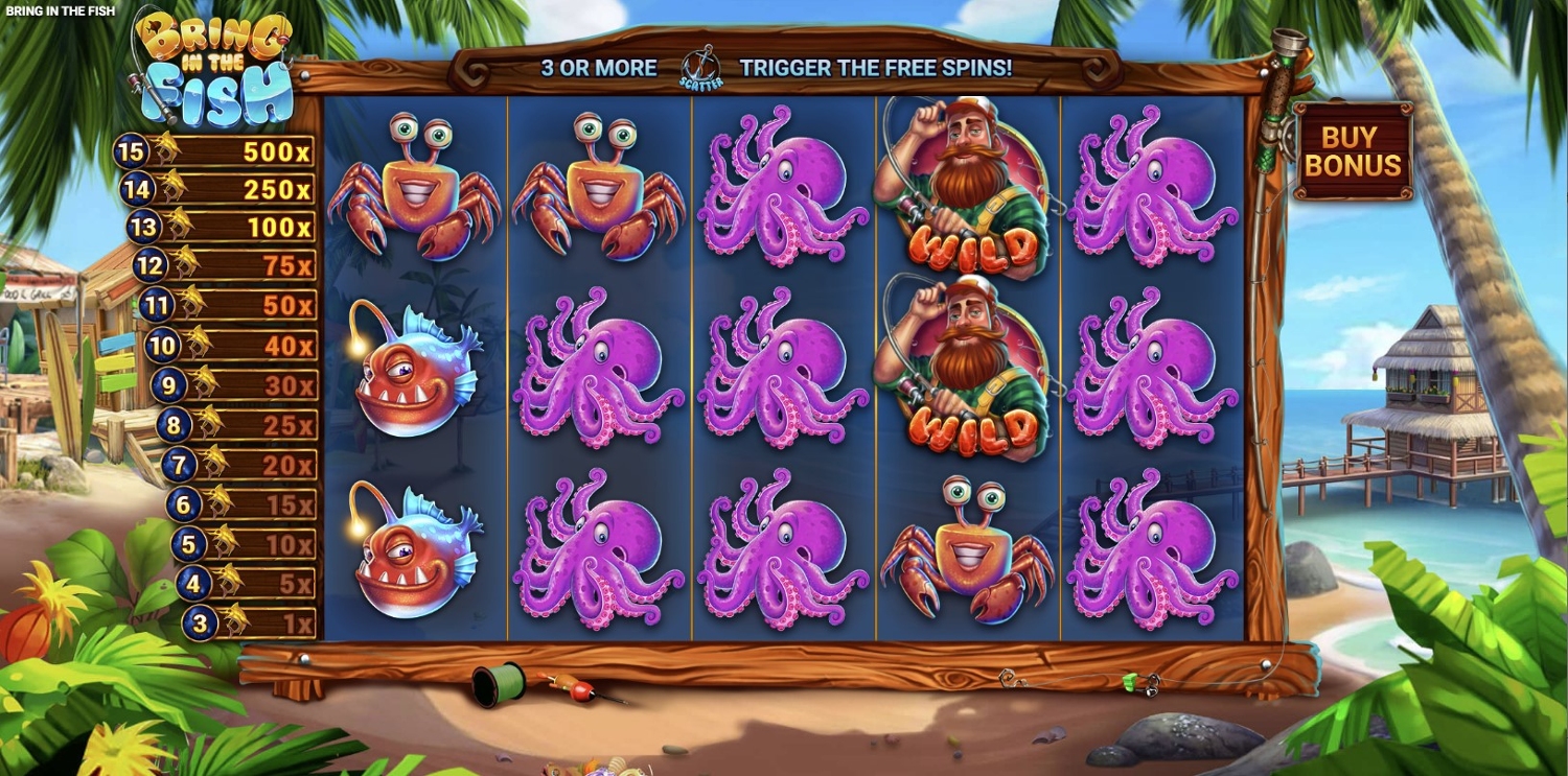Bring in the Fish Slot Gameplay