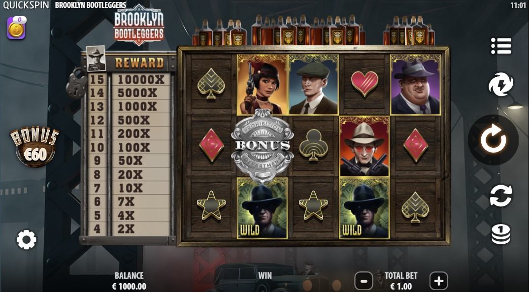 Brooklyn Bootleggers Slot Gameplay