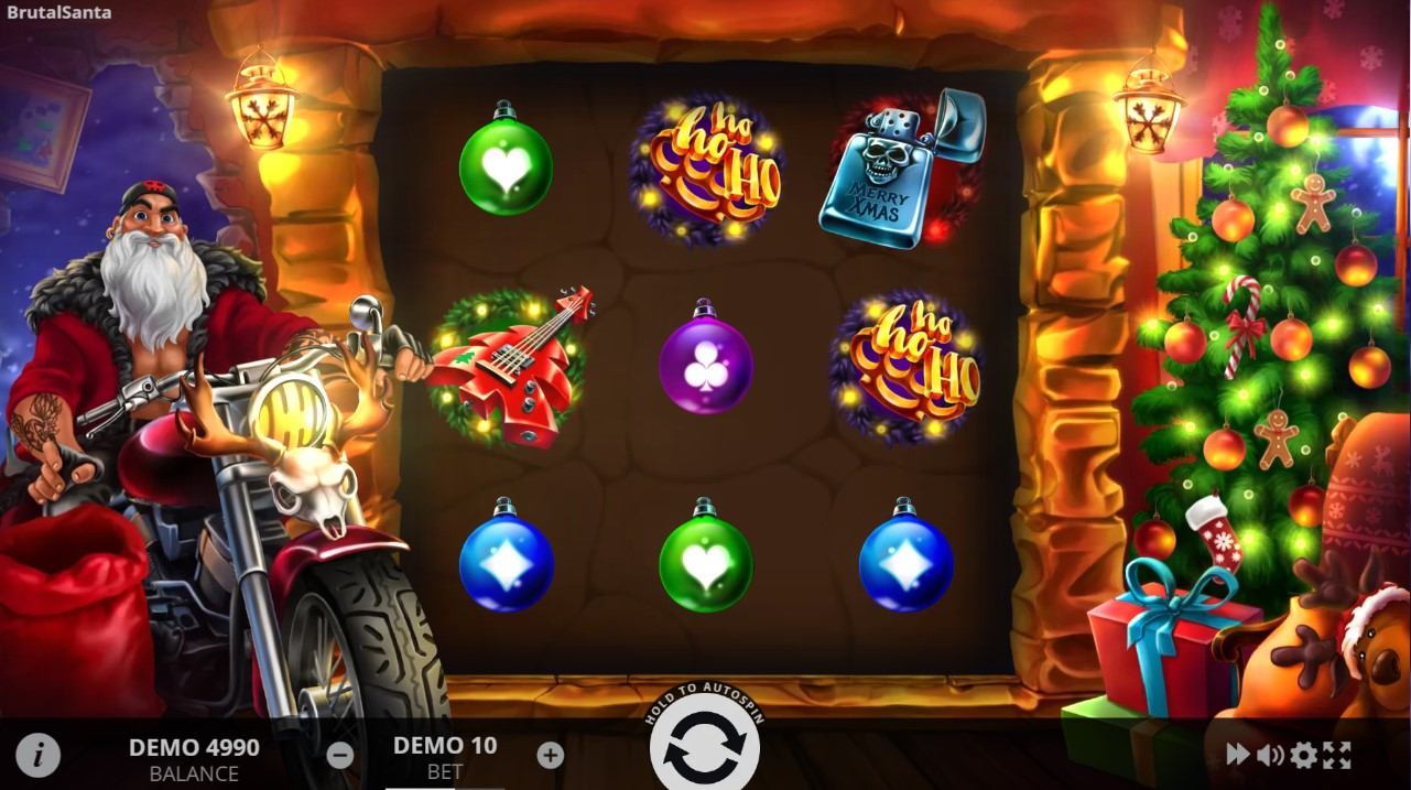 Brutal Santa Slot Gameplay