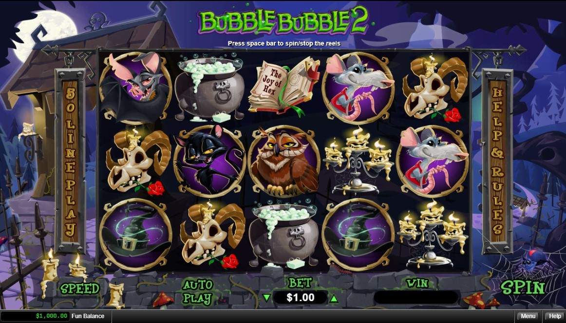 Bubble Bubble 2 Slot Gameplay