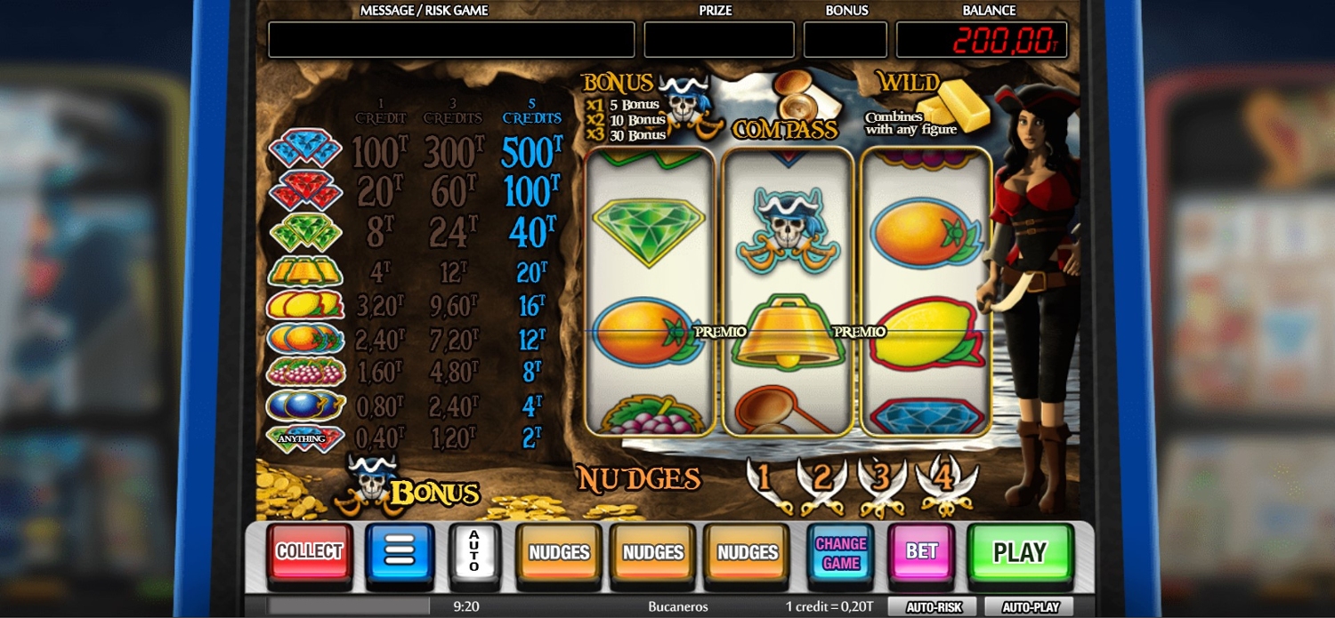 Bucaneros Slot Gameplay