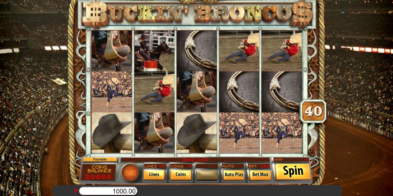 Buckin' Broncos Slot Gameplay