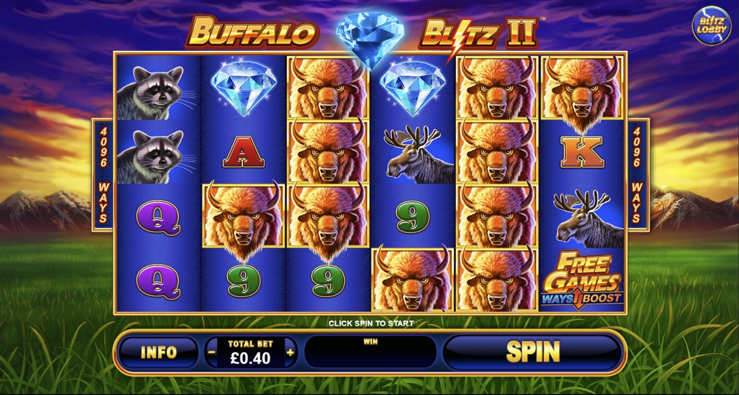 Buffalo Blitz 2 Slot Gameplay