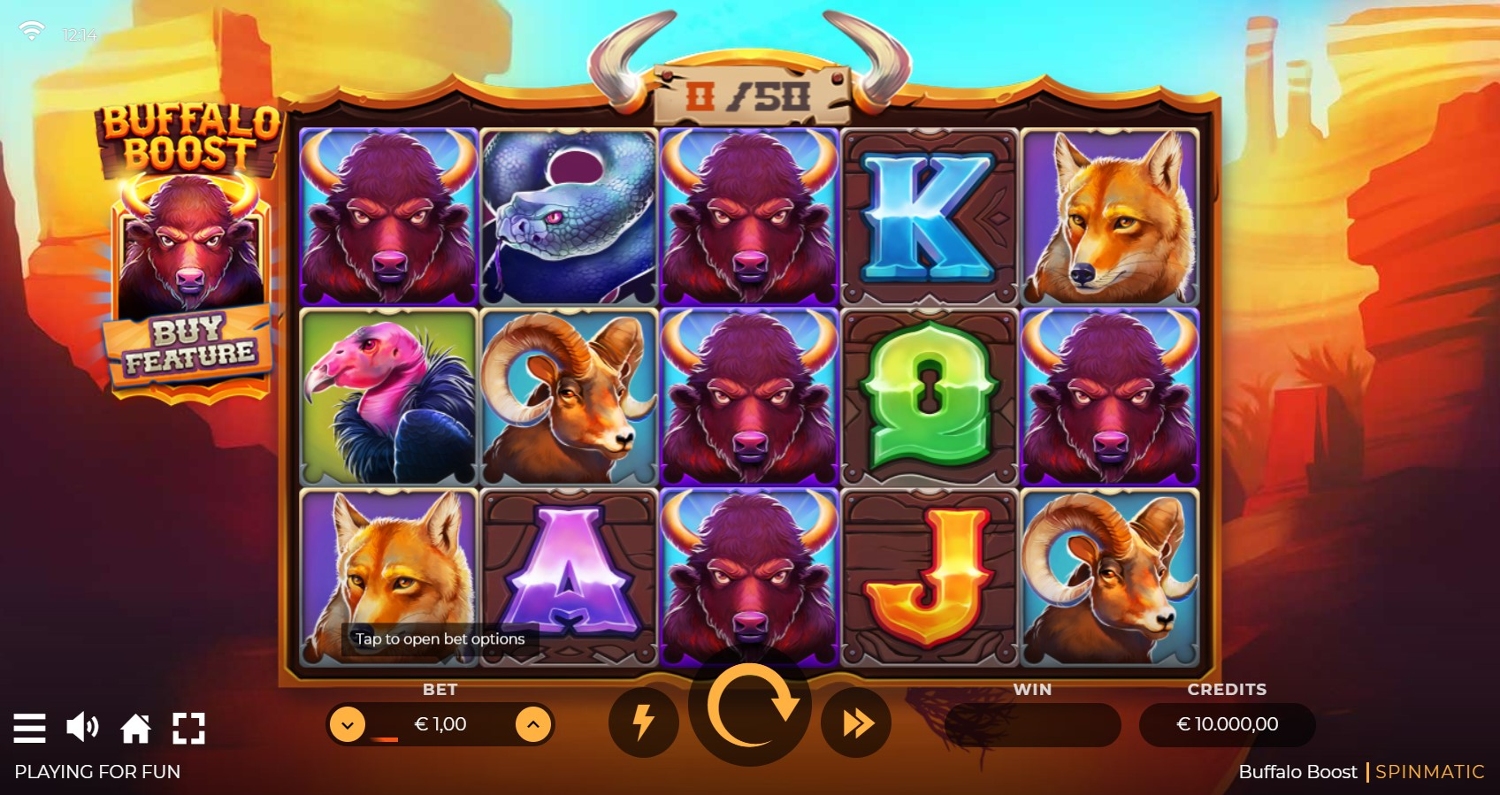 Buffalo Boost Slot Gameplay