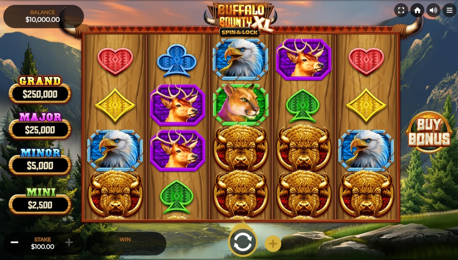 Buffalo Bounty XL Slot Gameplay