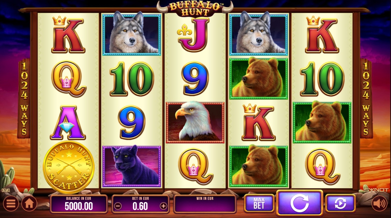 Buffalo Hunt Slot Gameplay