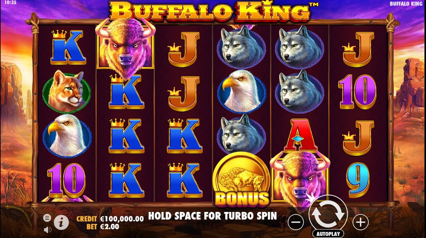 Buffalo King Slot Gameplay