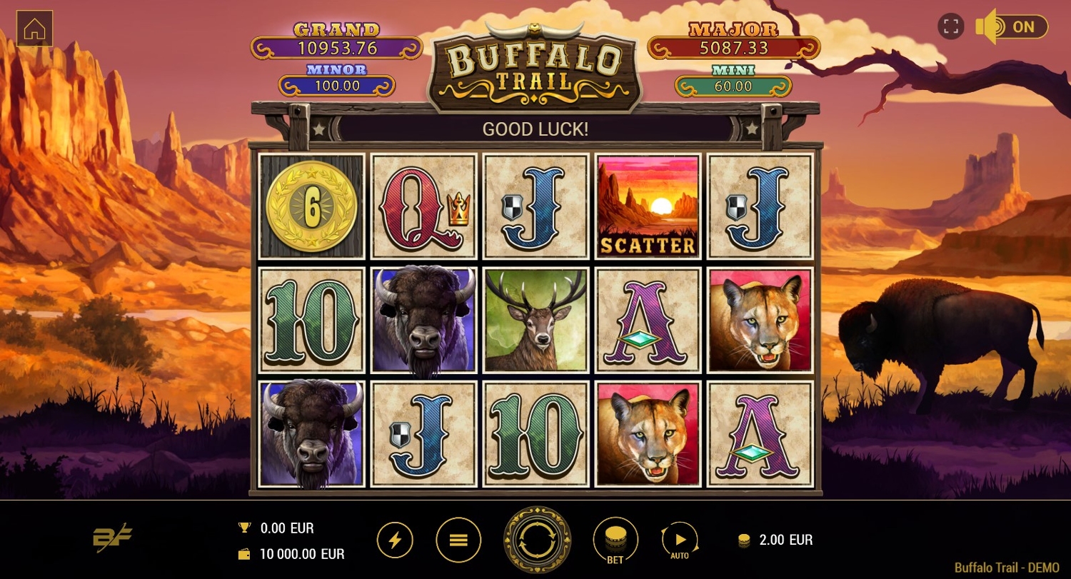 Buffalo Trail Slot Gameplay