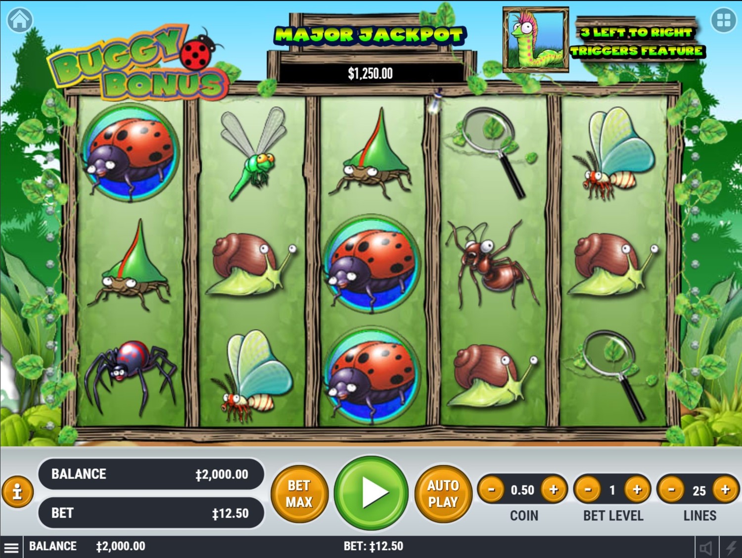 Buggy Bonus Slot Gameplay