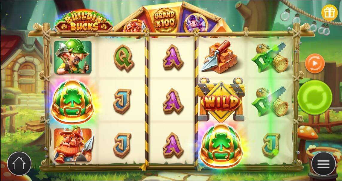 Buildin' Bucks Slot Gameplay