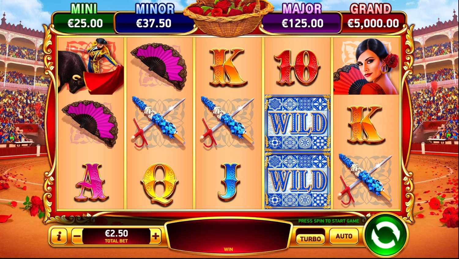 Bull Fever Slot Gameplay