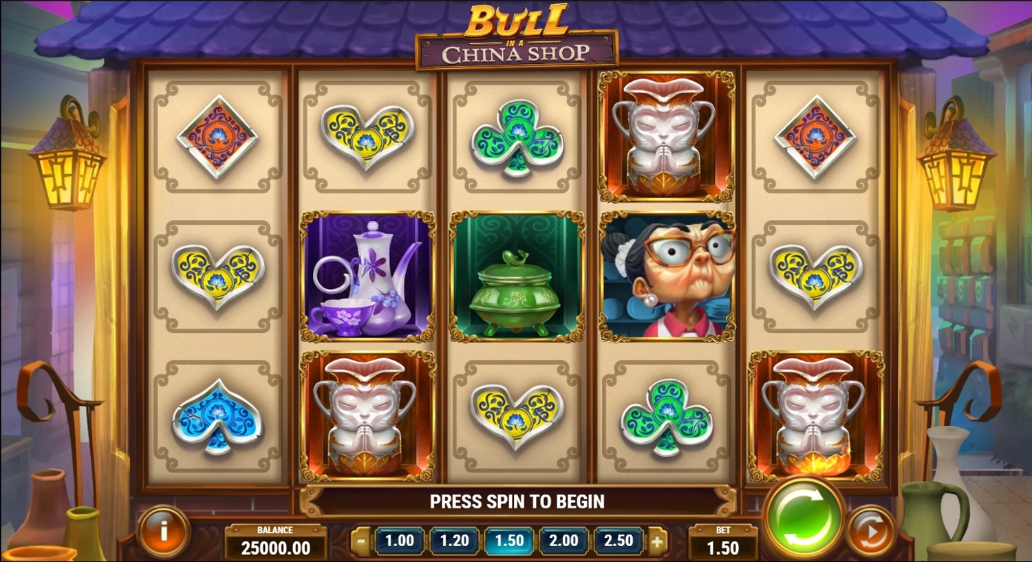 Bull in a China Shop Slot Gameplay