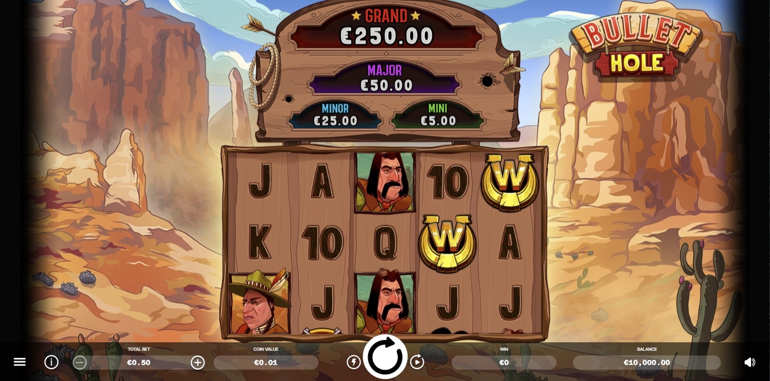 Bullet Hole Slot Gameplay