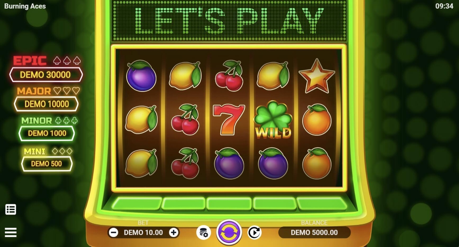 Burning Aces Slot Gameplay