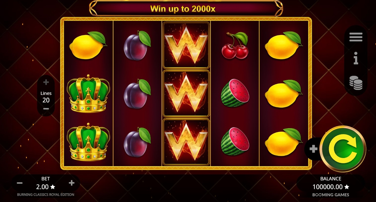 Burning Classics Royal Edition Slot Gameplay