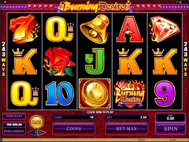 Burning Desire Slot Gameplay