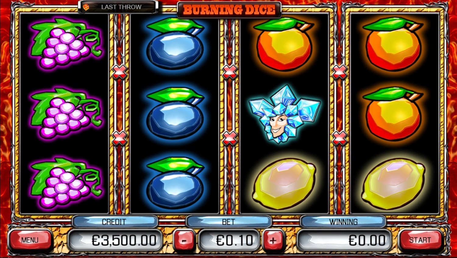 Burning Dice Slot Gameplay