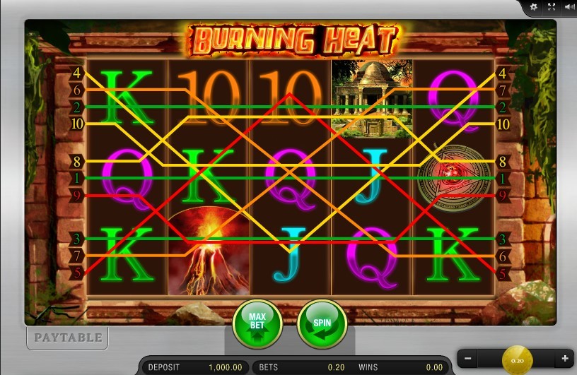 Burning Heat Slot Gameplay