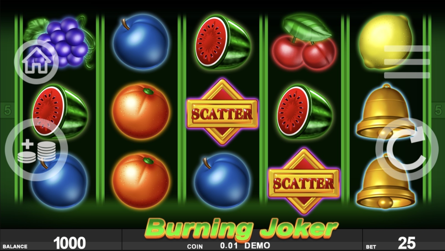 Burning Joker Slot Gameplay