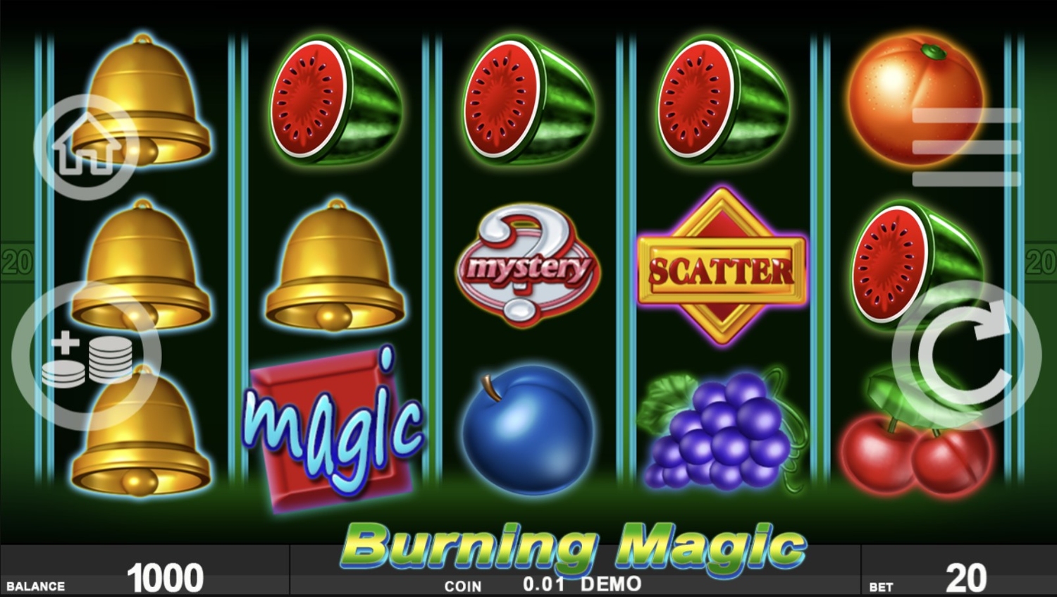 Burning Magic Slot Gameplay