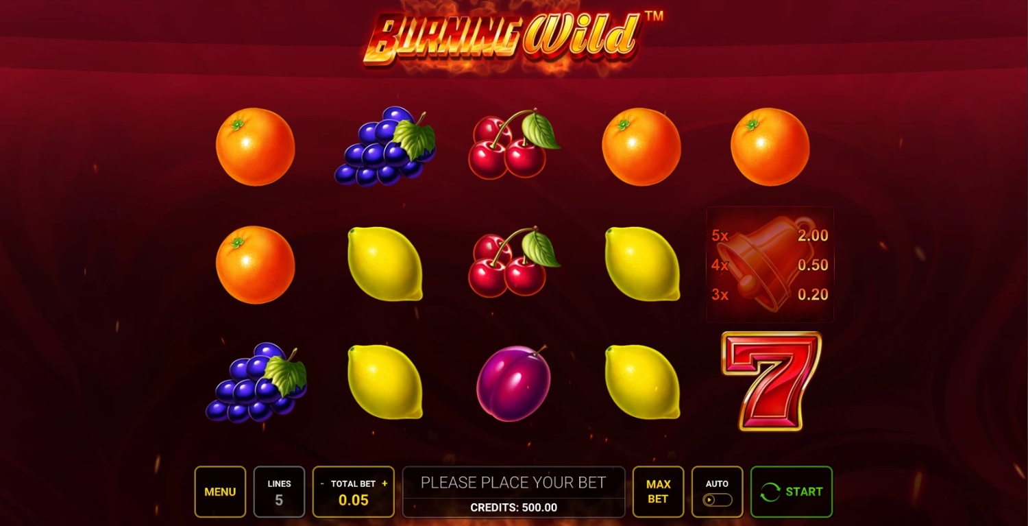 Burning Wild Slot Gameplay