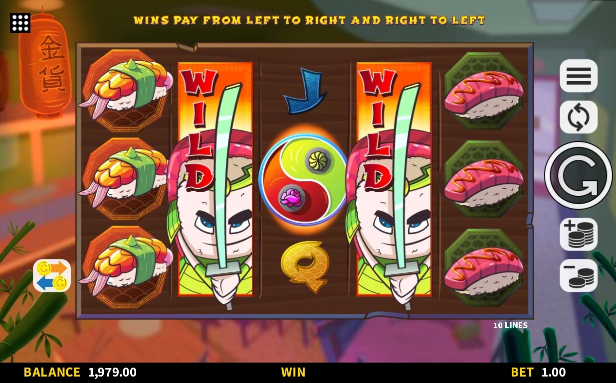 Bushi Sushi Slot Gameplay