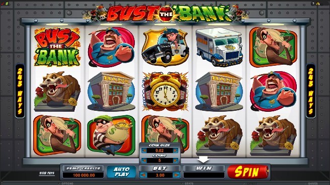 Bust The Bank Slot Gameplay