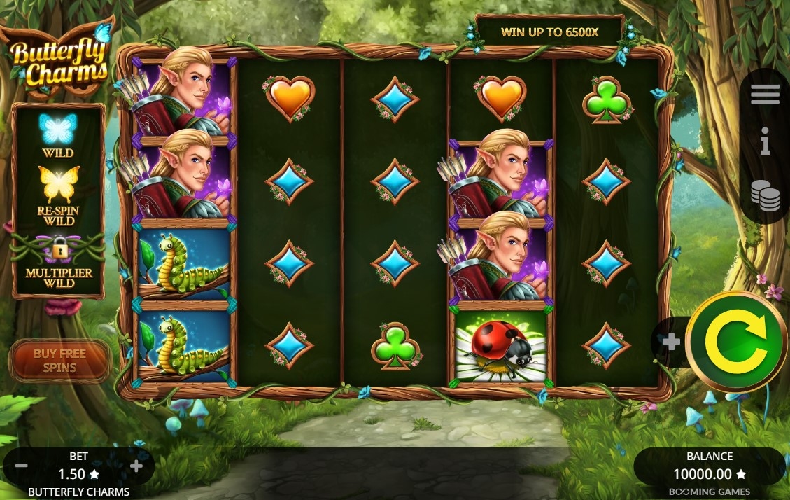 Butterfly Charms Slot Gameplay