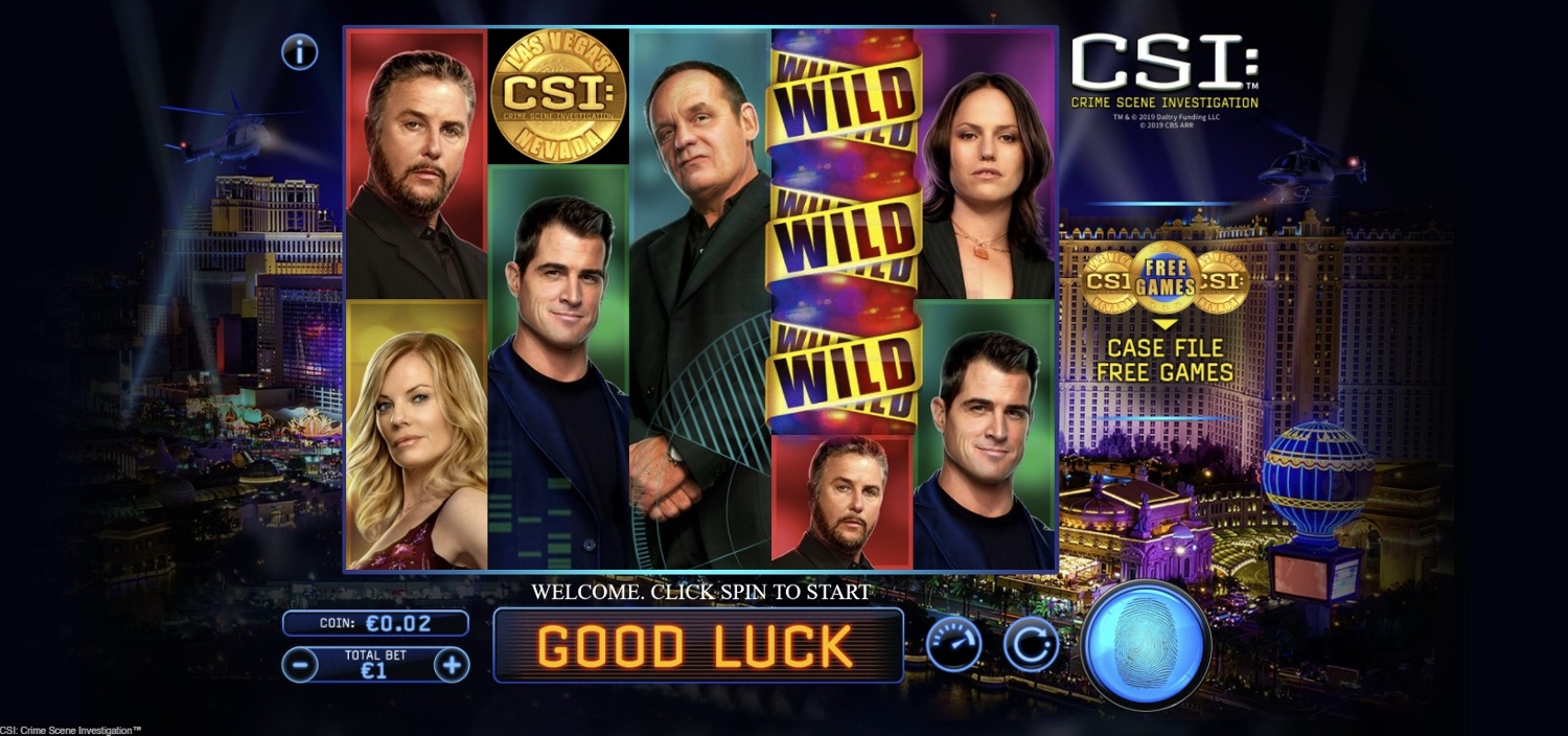 CSI: Crime Scene Investigation Slot Gameplay