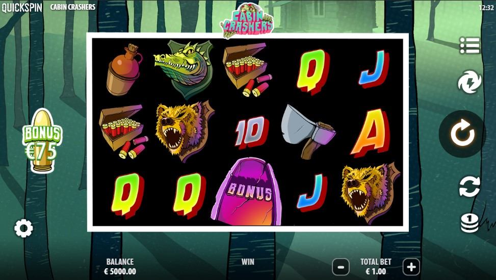 Cabin Crashers Slot Gameplay