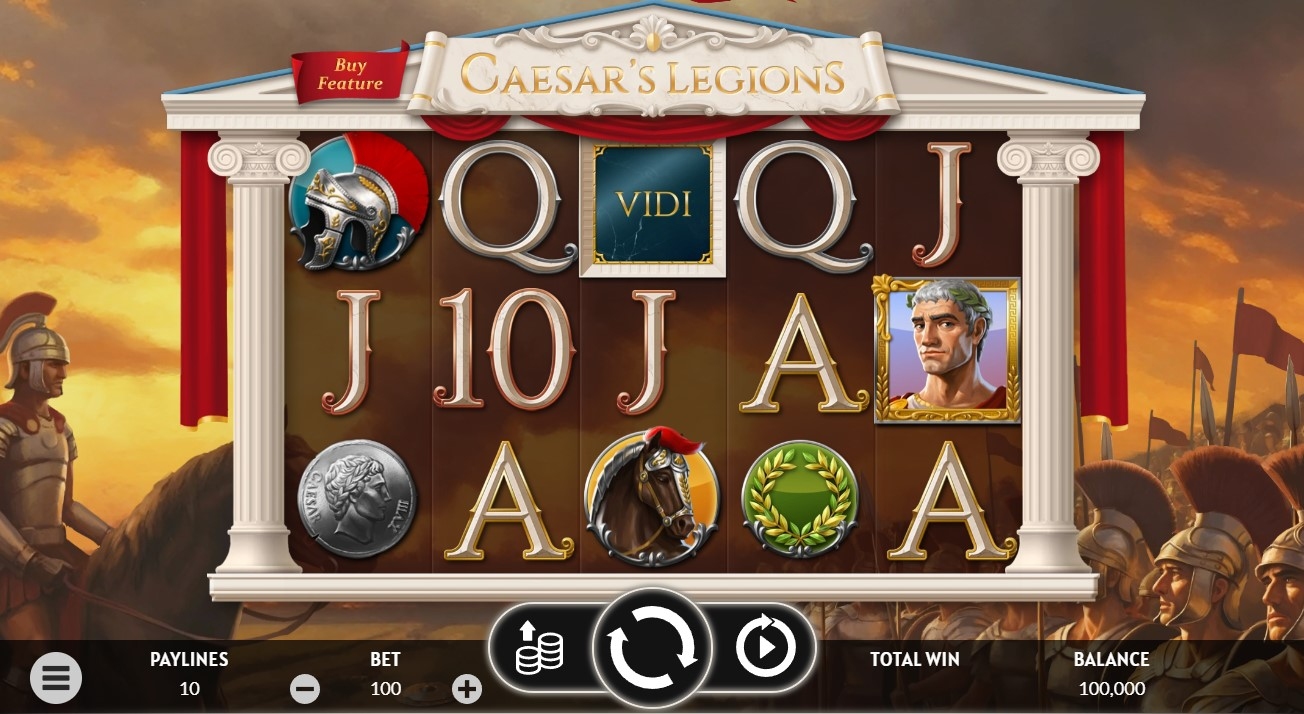 Caesar's Legions Slot Gameplay