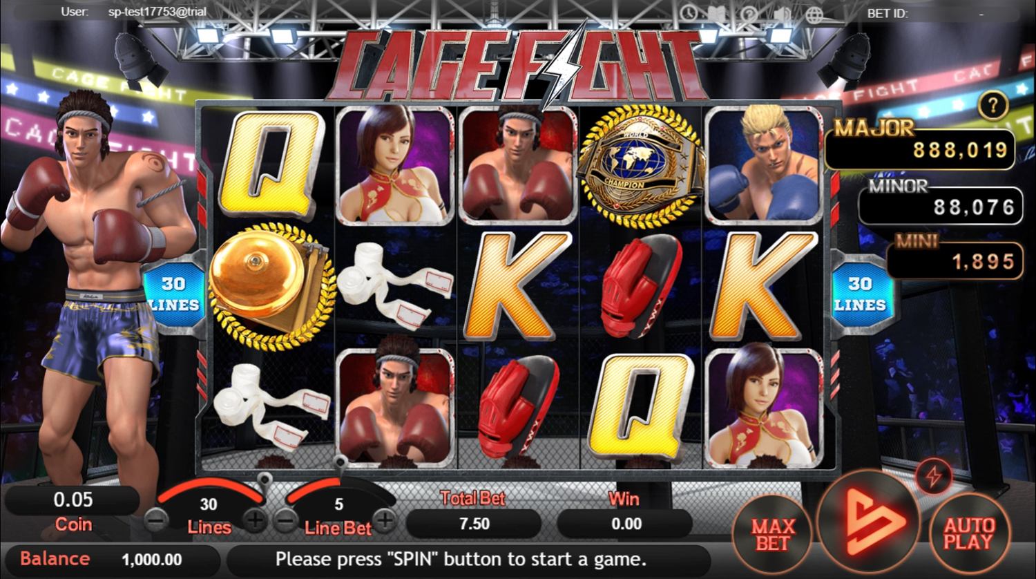 Cage Fight Slot Gameplay