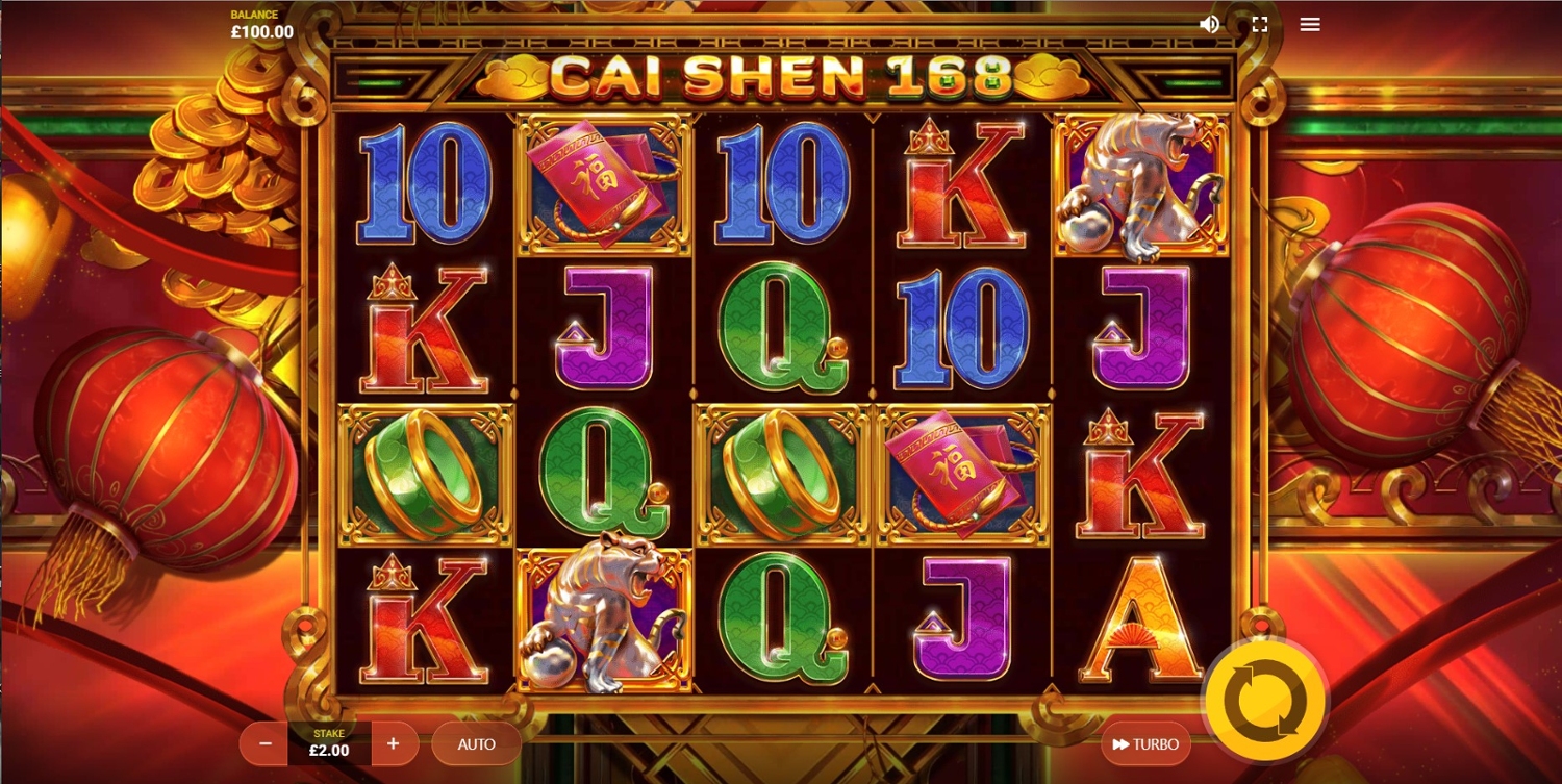 Cai Shen 168 Slot Gameplay