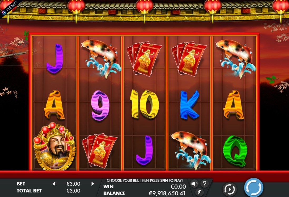 Cai Shen's Fortune Slot Gameplay