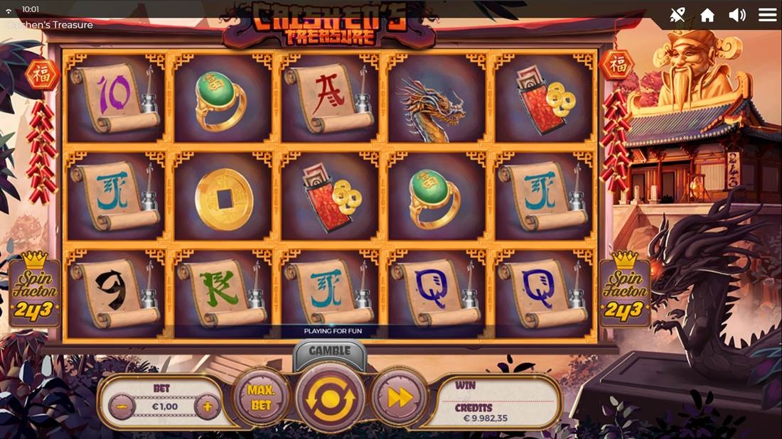 Caishen's Treasure Slot Gameplay