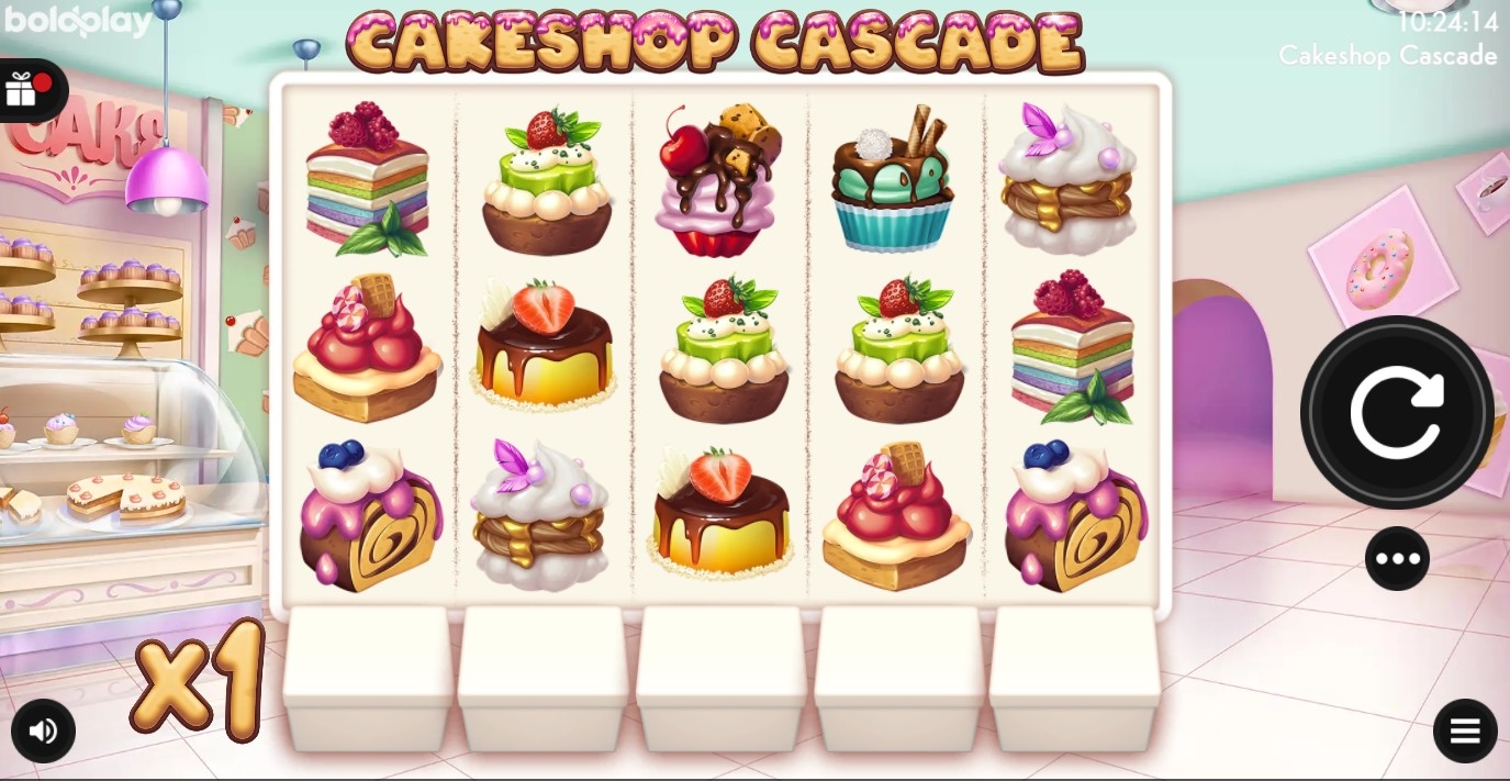 Cakeshop Cascade Slot Gameplay
