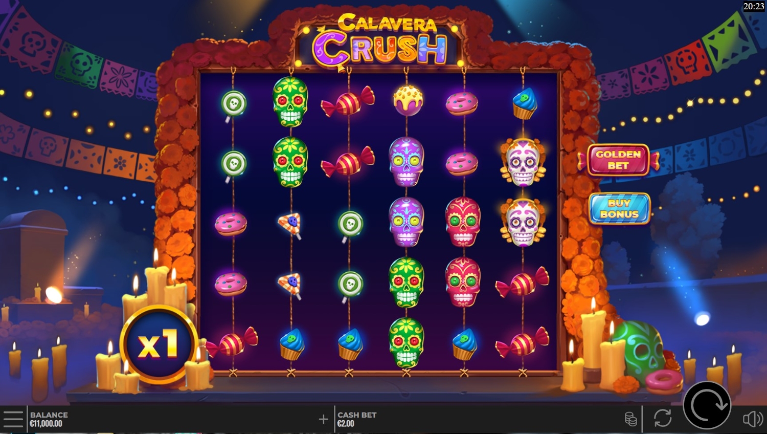 Calavera Crush Slot Gameplay