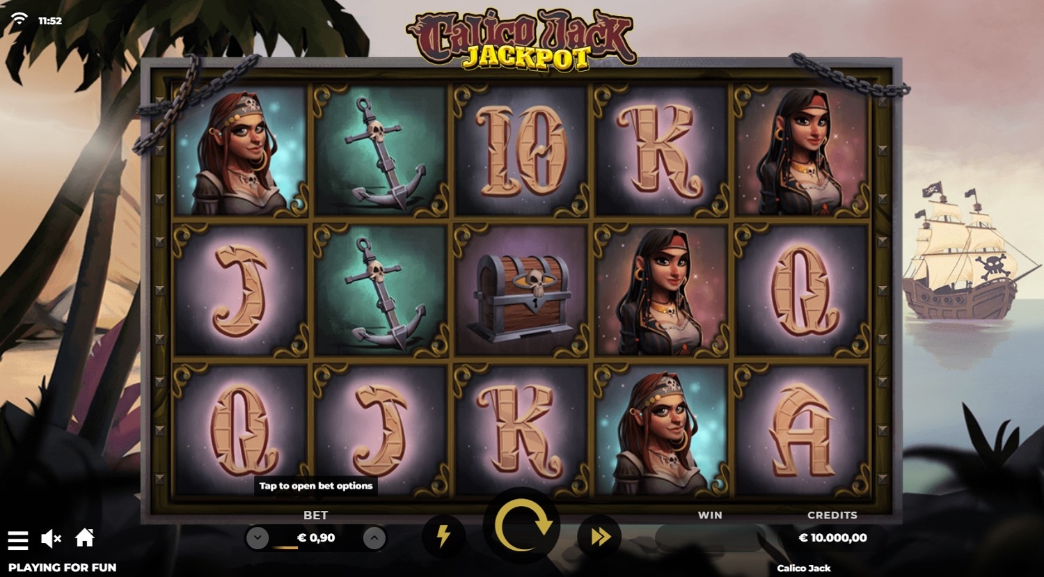 Calico Jack Jackpot Slot Gameplay