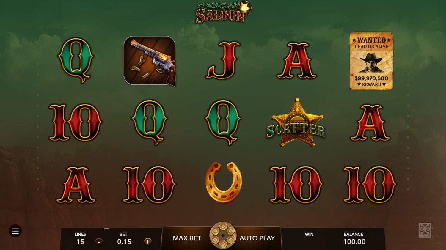 Can Can Saloon Slot Gameplay