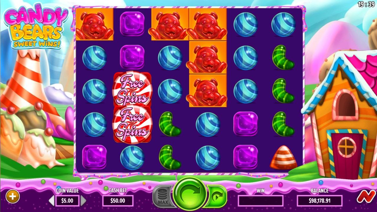 Candy Bears: Sweet Wins! Slot Gameplay