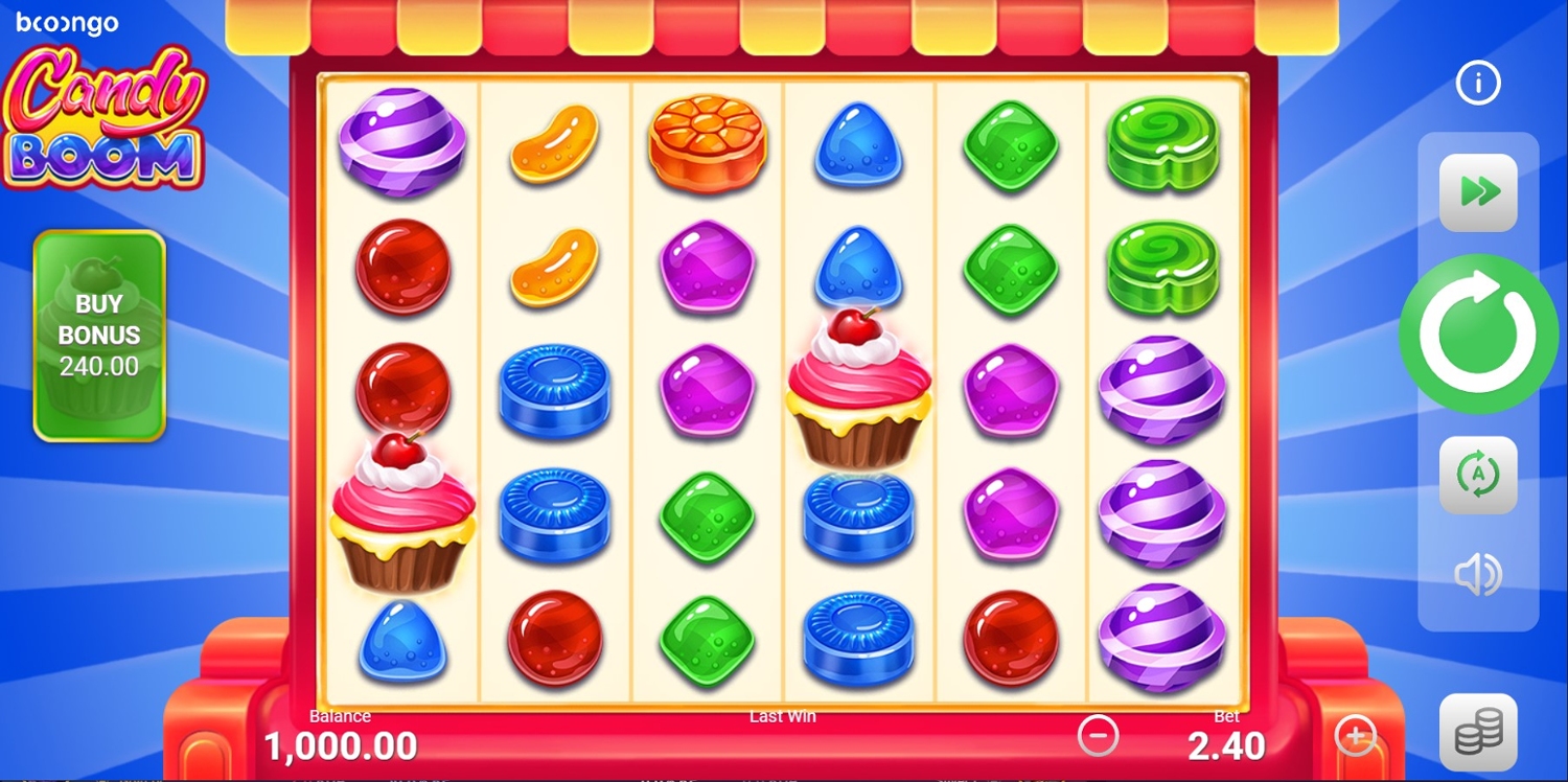 Candy Boom Slot Gameplay