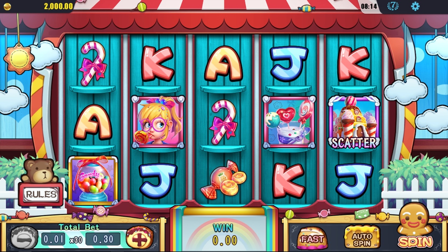 Candy House Slot Gameplay