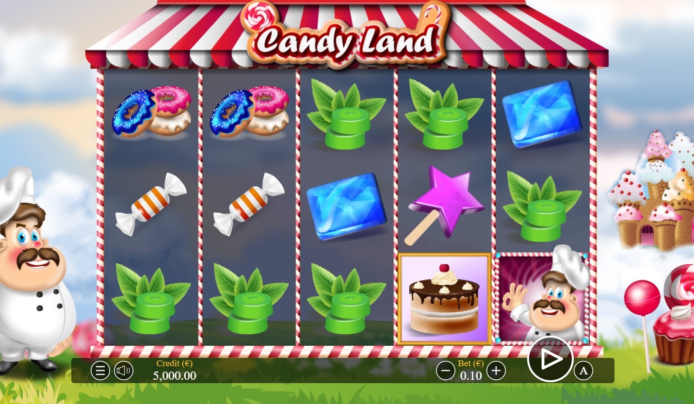 Candy Land (Zeus Play) Slot Gameplay