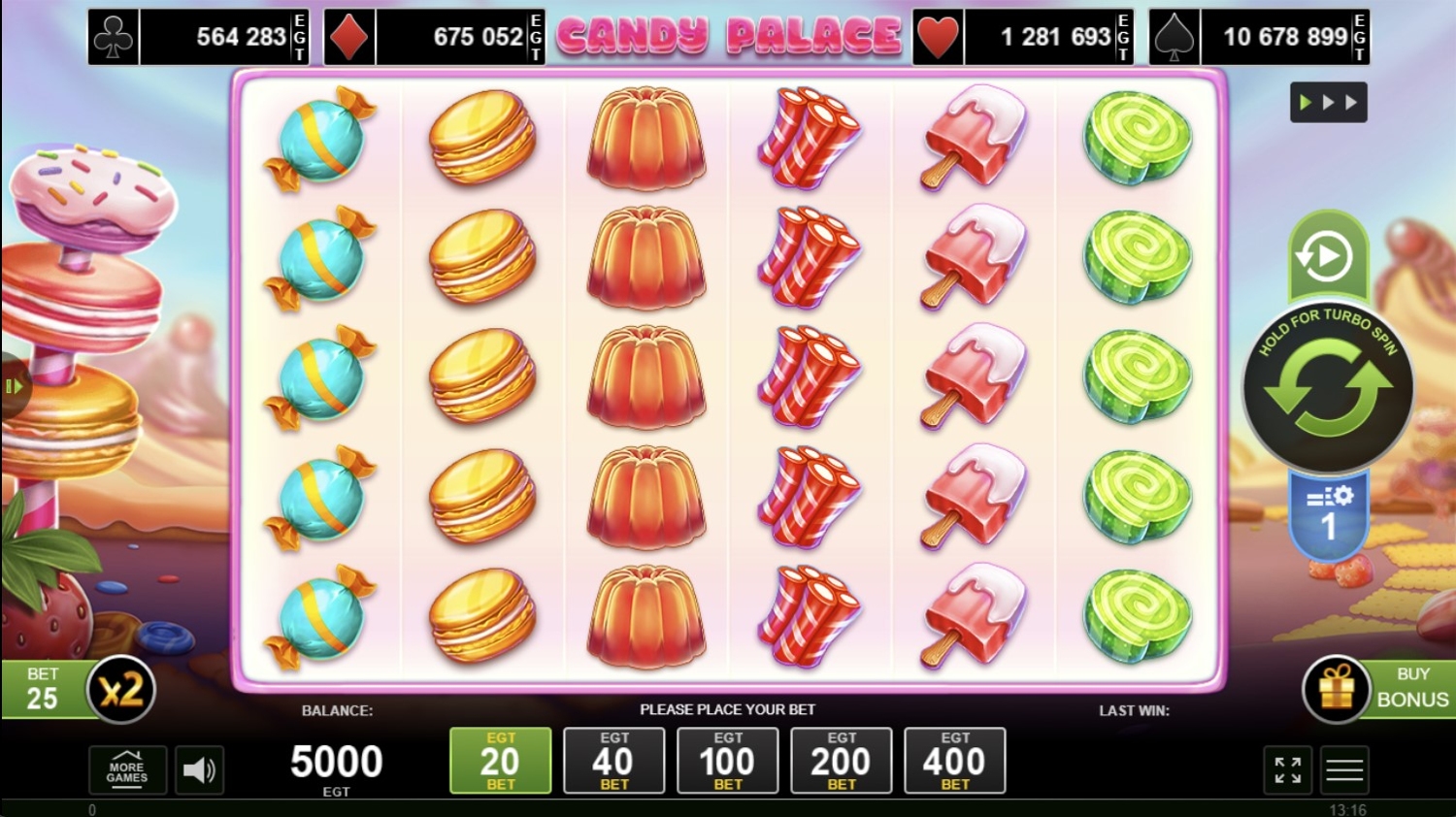 Candy Palace Slot Gameplay