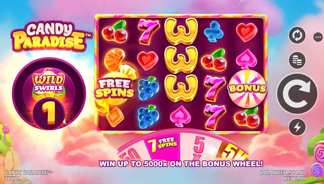 Candy Paradise Slot Gameplay