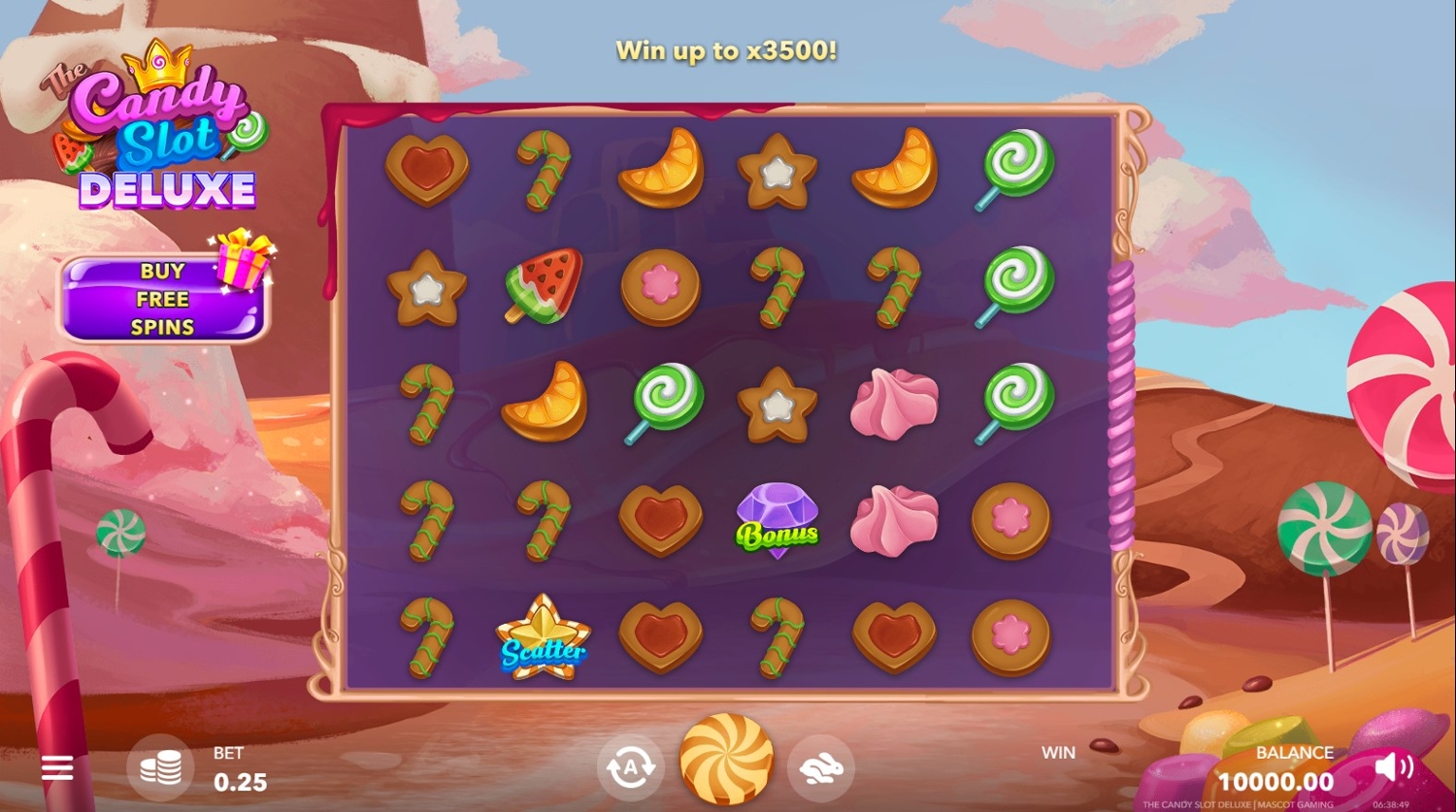 Candy Slot Deluxe Slot Gameplay